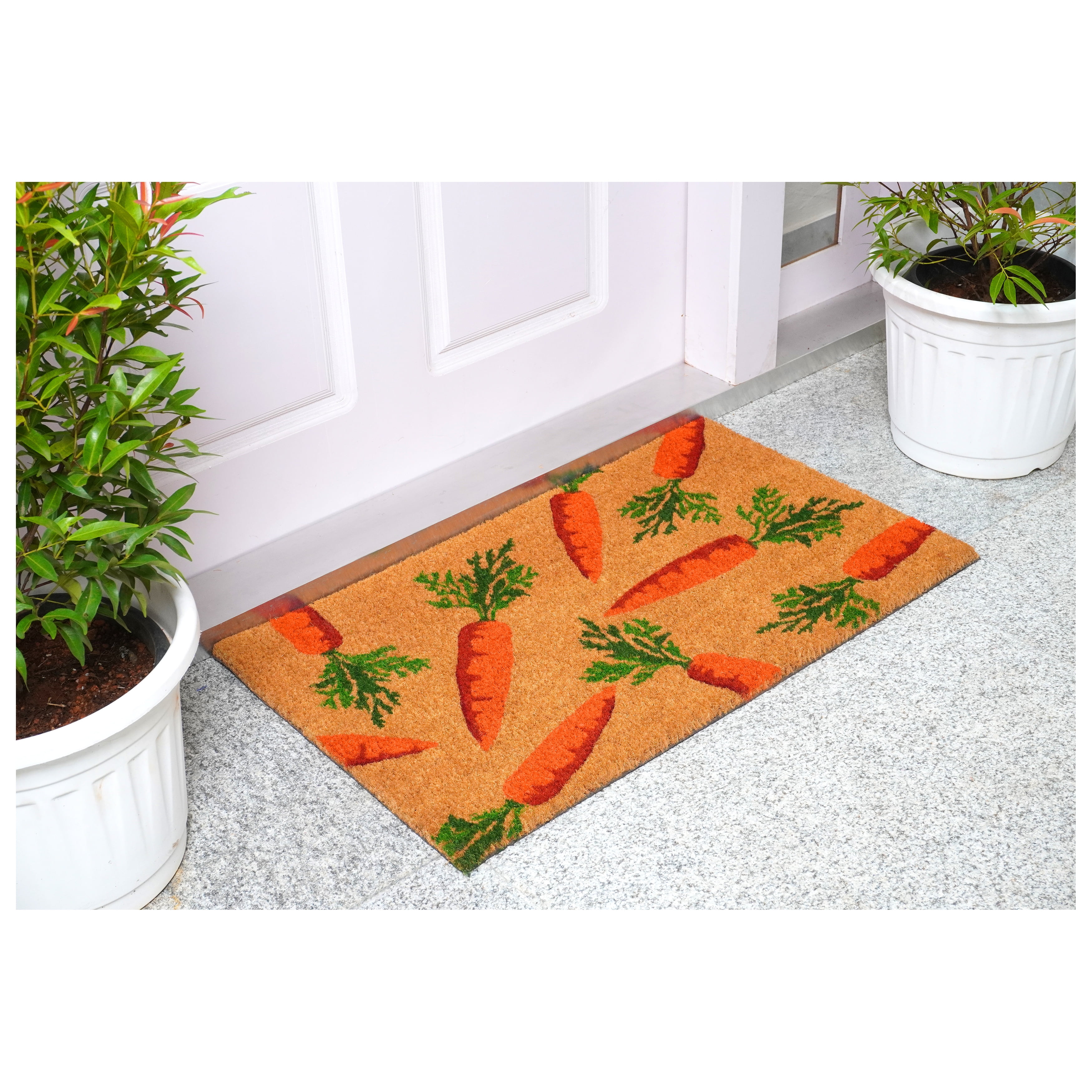 Calloway Mills 106661729 17 x 29 in. Carrot Patch Doormat - Multi Color