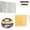 Gold+Silver, variant on tooloflife 100/200 Sheets Imitation Gold Leaf for Paintings for Arts Gilding Crafting Decoration Gold/Silver