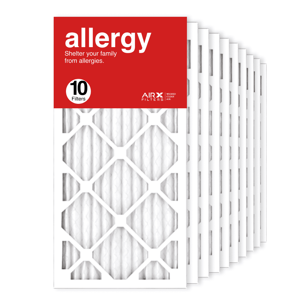 12x24x1 DuPont Family Care Pollen & Allergen MERV 8 Air Filters 6 Pack 