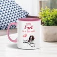 thumbnail image 4 of Every Fart is Love Note English Springer Spaniel Guilty Face Happy Valentine's 11oz Accent Two-tone Mug Springers Dog Lover Gifts Coffee Tea Cup - 01016, 4 of 5