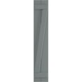 thumbnail image 5 of Ekena Millwork 10 3/4"W x 68"H True Fit PVC Two Board Joined Board-n-Batten Shutters w/Z-Bar, Ocean Swell (Per Pair - Hardware Not Included), 5 of 8