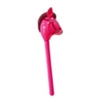 thumbnail image 3 of Horsehead Stick juguete Fewend Play Creative Portable Ligero Ligero Decoración de la fiesta de dibujos animados para niños temáticos de caballos Rosa rojo, 3 of 8