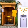 thumbnail image 5 of Safe Cash Box Money Collection Metal Donation Box with Lock Wall Mount Pre Drilled Mailbox Delivery Ballot for Home Office Outdoor Self Serve Stand (Morandi Purple,10.2 x 5.7 x 2.8 Inch), 5 of 12