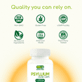thumbnail image 5 of Psyllium Husk Capsules with Probiotics, 200 Count, Plant-Based, 5 of 6
