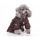 thumbnail image 2 of Ropa para perros y mascotas Ropa para perros Chaqueta de plumas Ropa de la Fuerza Aérea Ropa para perros y mascotas Ropa de cuatro patas Ropa de la Fuerza Aérea Ropa para mascotas Ropa de invierno (Marrón L) ER, 2 of 5