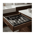 thumbnail image 2 of Organizador Bandeja De Cubierto Extensible 8 Compartimientos Belug Negro, 2 of 5