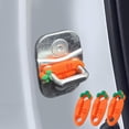 thumbnail image 4 of BotaniNest 4pcs Door Lock Covers Soundproofing Silicone Door Protective Cover Absorption Silicone Buffer Pad AntiCollision Absorption Pads Silent Buffer Pad Cover For Vehicle Truck, 4 of 7