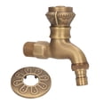 thumbnail image 3 of Grifo mezclador, grifo de latón antiguo, grifo mezclador para lavabo de baño, grifo de baño, máxima comodidad, 3 of 8