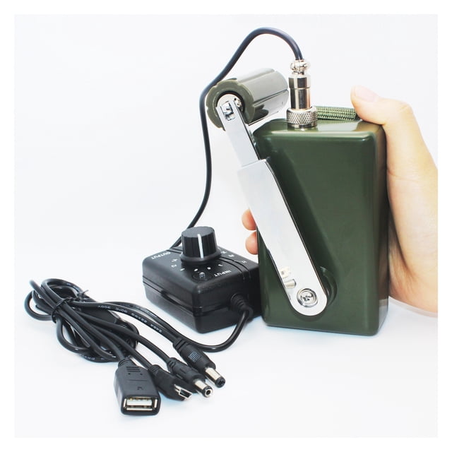 Hand Crank Generator High-power Outdoor Professional Emergency Mobile Phone Computer Charger Portable 30W/0-28V