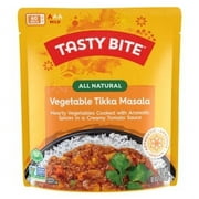 Tasty Bite Vegetable Tikka Masala, Ready to Eat, Microwavable Pouch, Vegetarian Regular Size, 10 oz