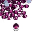 thumbnail image 2 of Uxcell Hotfix Rhinestones Flatback Crystal Glass Gems for Craft Clothes DIY Decoration Purple Red 4.8mm, 2 of 5