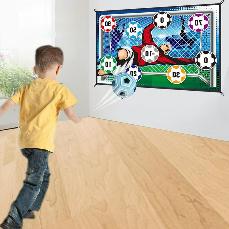 Juego De Puntería Fútbol Skillzone - Portería Plegable Con Alfombrilla, Incluye Balón, Para Interior/Exterior