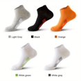 thumbnail image 5 of 5 Pairs Men's and Women's Cotton Short Socks, Mesh Breathable Running Sports Socks for Women and Men, 5 of 6