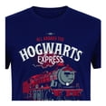 thumbnail image 3 of Playera de Harry Potter para Caballero, con Estampados del Tren Expres de Hogwarts Azul Talla Ch, 3 of 4