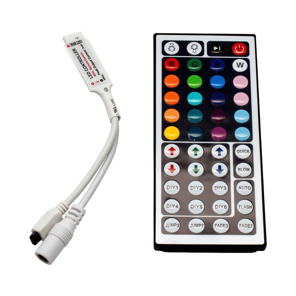 44 Buttons RGB Mini Controller; Remote Control LED Strip Stripe 12V 72W
