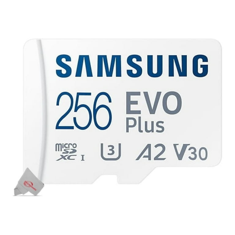 Samsung High Speed EVO Plus MicroSD 256GB, 3 Pack, 130MBs Samsung High Speed EVO Plus MicroSD 256GB, 3 Pack, 130MBs