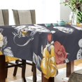 thumbnail image 3 of Ryvnso Flower and Teapots Rectangle Table Cloth Tablecover Dinning Tablecloth 54"x54", 3 of 8