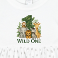 thumbnail image 4 of Inktastic Wild One 1st Birthday Safari Animals Girls Baby Dress, 4 of 5