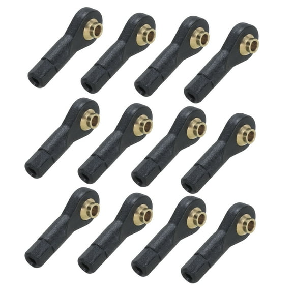 Uxcell M2xL19mm Ball Rods End Head Ball Joint Buckle Steering Connecting Tie for RC Aircraft Models 20Pcs