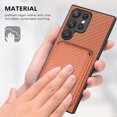 thumbnail image 5 of ELEHOLD for Samsung Galaxy S23 Magnetic Wallet Case with Detachable Back Card Holder Fiber Texture Design Full Body Protective Slim Shockproof Case, black, 5 of 6