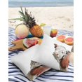 thumbnail image 3 of Outdoor Throw Pillow Cover Watercolor Farm Funny Cow Animals Pattern Waterproof Cushion Covers 2 Pack White Pillow Cases Home Decoration for Patio Garden Couch Sofa, 3 of 6