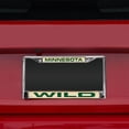 thumbnail image 3 of Minnesota Hockey Wild Chrome Metal (Set of 2) Laser Cut License Plate Frames, 3 of 6