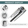 thumbnail image 4 of 1 PC Car Oxygen Sensor Socket, Wrench Remover Tool with 0.87 Inch 6-Point, I-type Side Gate Wire Accesses from Side, Universal Accessories for Most Cars (Silver) Silver, 4 of 6