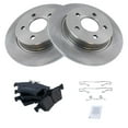 thumbnail image 3 of TRQ Rear Brake Pad & Rotor Kit Brake Pads Brake Rotor Ceramic Fits Select 2012-2018 Ford Focus, 3 of 5
