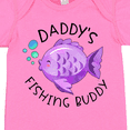 thumbnail image 4 of Inktastic Daddy's Fishing Buddy with Cute Purple Fish Boys or Girls Baby Bodysuit, 4 of 5