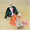 thumbnail image 2 of 7pcs  de felpa pantalones sombrero ropa traje traje casual para muñeca de 30 cm vestir Zulema Trajes de muñeca con zapatos, 2 of 8