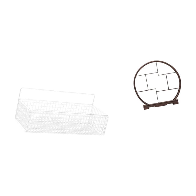 Cesta de almacenamiento colgante,Cesta de almacenamiento para gabinete organizador de pared colgante,Expositor de artesanías,Expositor de madera para objetos de colección artísticos,Estante