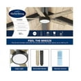 thumbnail image 6 of Harbor Breeze Camden 52-in Matte Black Indoor Ceiling Fan with Light Remote (5-Blade), 6 of 8