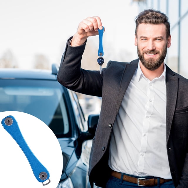 PEONAVET Key Buckle Metal Mini Diy Key, Outdoor Tool Metal Key Storage Device