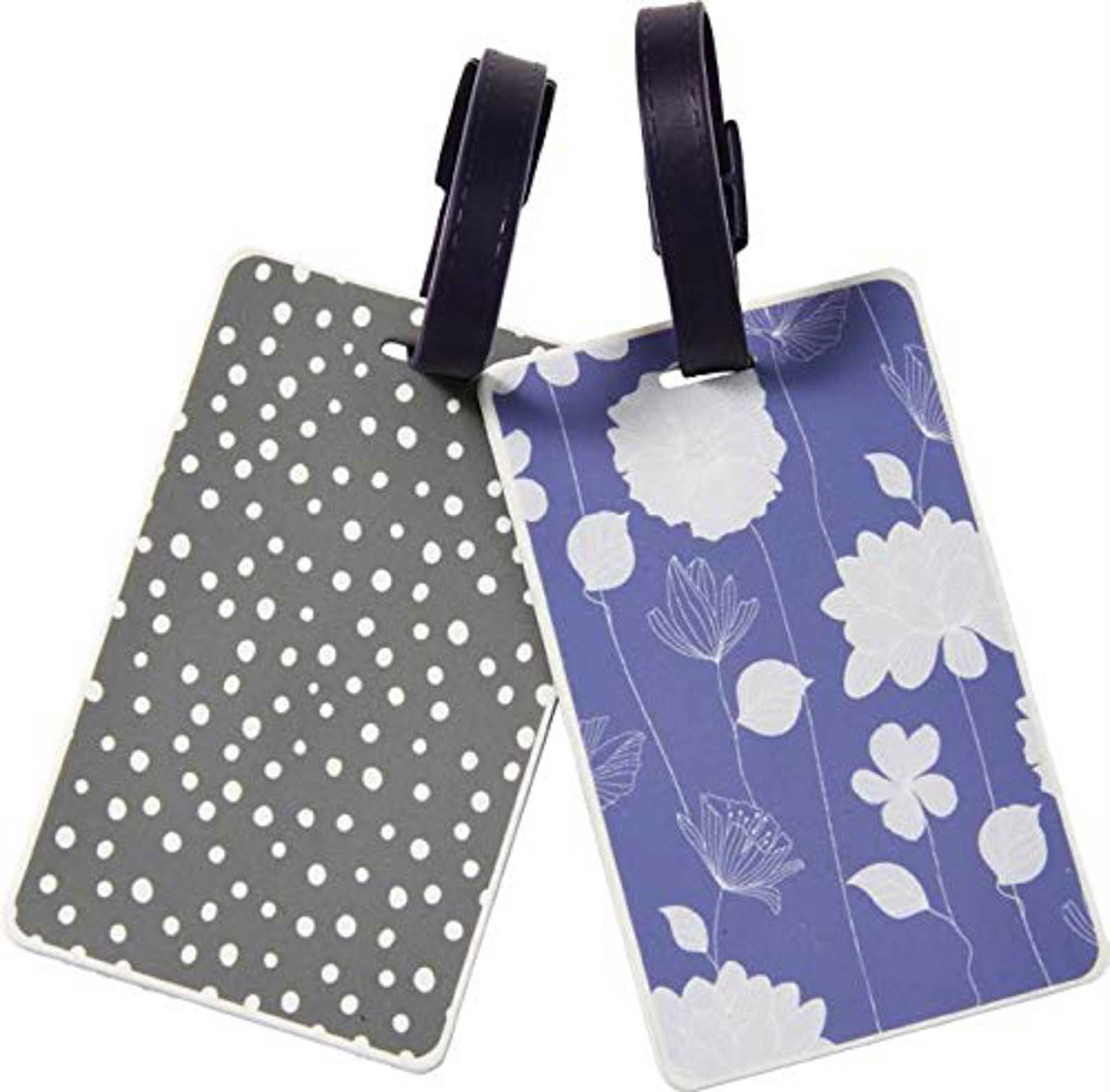 Whales Pattern Baggage Tag For Travel Tags Accessories 2 Pack Luggage Tags