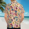thumbnail image 6 of High Quality Hawaiian Shirts for Men Short Sleeve Aloha Beach Shirt Floral Summer Casual Button Down Shirts Blouses UJGKVW, 6 of 7
