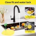 thumbnail image 2 of Tub Stopper Silicone Floor Drain Mat, Flexible Non-Slip Reusable Easy to Clean Sewer Deodorization Silicone Coconut Tree Sink Plug Kitchen Accessories Clear, 2 of 5