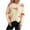 Yellow, variant on Uaswgudfs Women's Autumn/Winter Crew Neck Pullover: Knitted Texture & Decorative Bows, Relaxed Fit