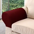 thumbnail image 4 of Sofa Arm Covers 2/4pcs Sofa Arm Covers Armrest Cover High-Grade Spandex Stretch Arm Caps Waterproof Furniture Protector Dustproof Sofa Towel Slipcovers Armchairs Covers for Sofa Couches R, 4 of 7