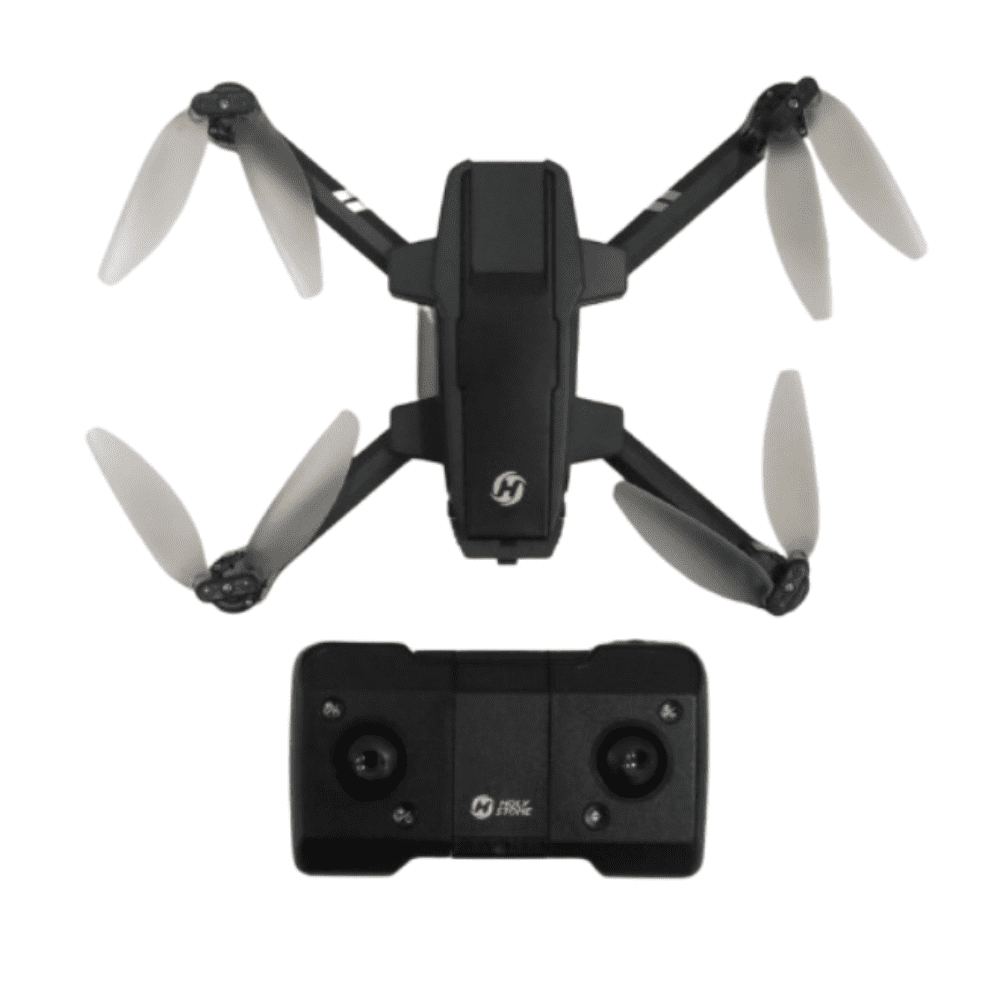 Foldable FPV Drone 1080P WiFi Camera, Long Battery, Auto Hover + Carrying Case