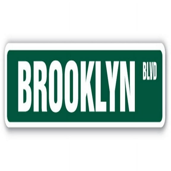 SignMission SS-624-BROOKLYN, NY 24 in. Brooklyn, Ny Street Sign - Nyc New York City Big