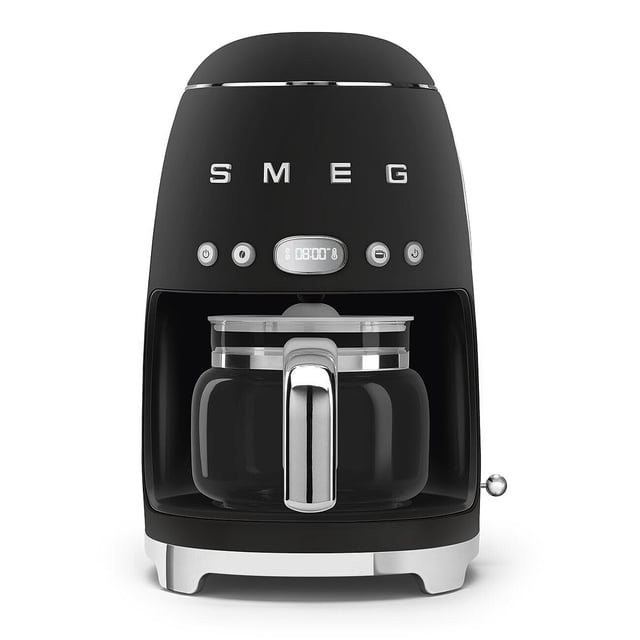Machine à Café Smeg Style Rétro des Années 50 Carafe en Verre 10 Tasses