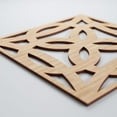 thumbnail image 4 of Ekena Millwork 11 3/8"W x 11 3/8"H x 1/4"T Small Baytown Decorative Fretwork Wood Wall Panels, Alder, 4 of 13