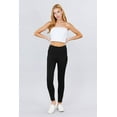 thumbnail image 2 of Saronite Basics Full Length Ponte Pants, Black (Women's), 2 of 4