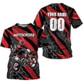 thumbnail image 2 of Personalized Dirt Bike Shirt for Mens, Motocross Shirts Jersey, Dirtbike Racing Shirt, American Flag Riding Tshirt (Hoodie, M), 2 of 9