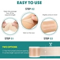 thumbnail image 4 of Silicone Scar Sheets, Silicone Scar Tape Strips(1.6”x 60” Roll-1.5M), Professional Away Sheets for Surgical Scars, Keloid, C-Section, Burn et, 4 of 6