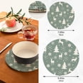 thumbnail image 3 of FREEAMG Christmas Deers Snowflake Scandinavian Pot Holders Trivets Set 2 Pcs 100% Cotton Hot Potholders Hot Pads for Cooking, 3 of 7