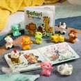 thumbnail image 3 of Battat Safari & Farm Friends Bundle Finger Puppets & Bath Books for Ages 10 Months +, 3 of 7