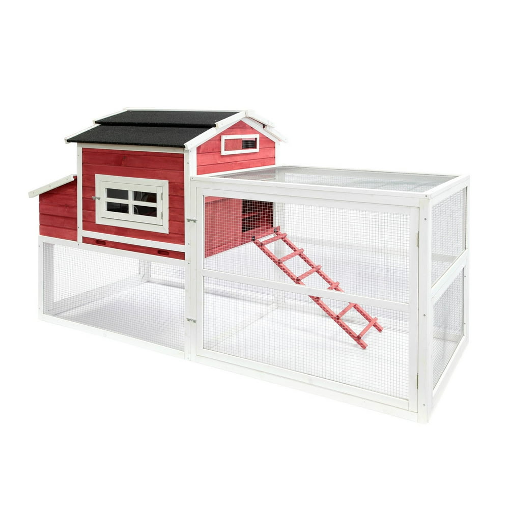  SummerHawk Ranch Vintage Red XL Barn Chicken Coop 