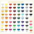 thumbnail image 2 of Artecho 66 Piezas Pasteles Suaves 64 Colores Incluyendo 4 Colores Fluorescentes Tiza Cuadrada Blanca y Negra Extra Libre para Dibujar Mezclar Capas Sombrear Pasteles Suministros de Arte, 2 of 7