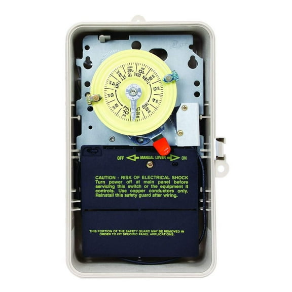 (Price/EA)Intermatic T101P201 Analog/Mechanical 120 VAC 16 A 5 hp SPST Mechanical Timer Switch